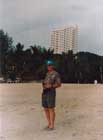 Penang 1994. Geoff has time out ! and the apartments stayed at